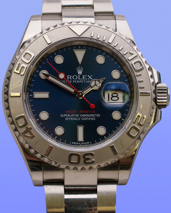 2016 Rolex Yacht-Master 40MM Blue Dial Oyster Bracelet (116622)
