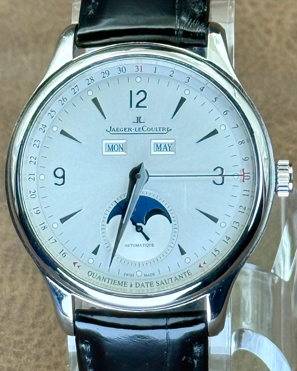 2021 Jaeger-LeCoultre Master Calendar 40MM Silver Dial Leather Strap (Q4148420)