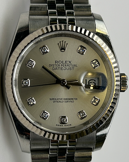2017 Rolex Datejust 36MM Silver Dial Jubilee Bracelet (116234)