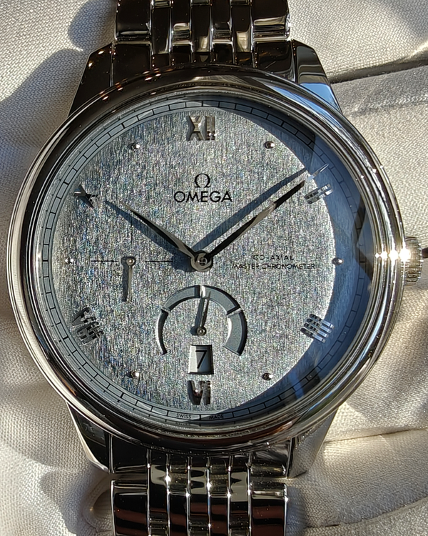 2025 Omega De Ville Prestige 41MM Blue Dial Steel Bracelet (434.10.41.21.03.001)