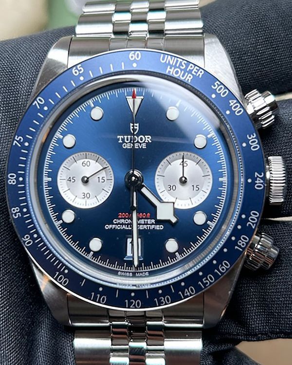 2024 Tudor Black Bay Chrono 41MM Blue Dial Steel Bracelet (79360B)