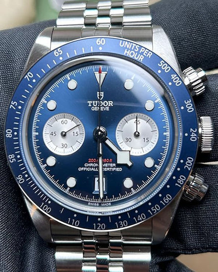 2024 Tudor Black Bay Chrono 41MM Blue Dial Steel Bracelet (79360B)