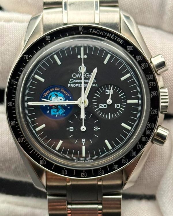 Omega Speedmaster Professional Moonwatch "Snoopy" L.E. 42MM Black Dial Steel Bracelet (3578.51.00)