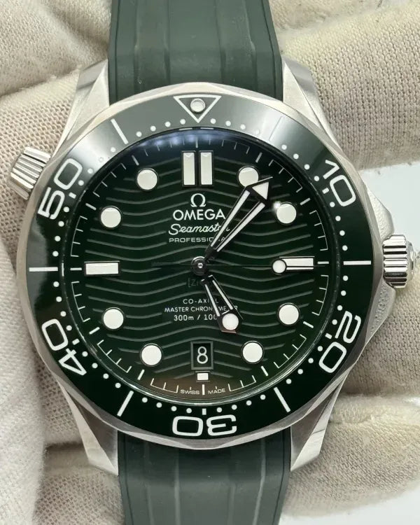 2025 Omega Seamaster Diver 300M "Seaweed" Green Dial (210.32.42.20.10.001)