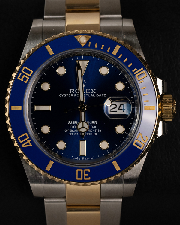 Rolex Submariner Date "Bluesy" 41MM Blue Dial Two-Tone Oyster Bracelet (126613LB)