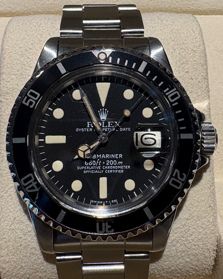 1978 Rolex Submariner Date 40MM Black Dial Oyster Bracelet (1680)