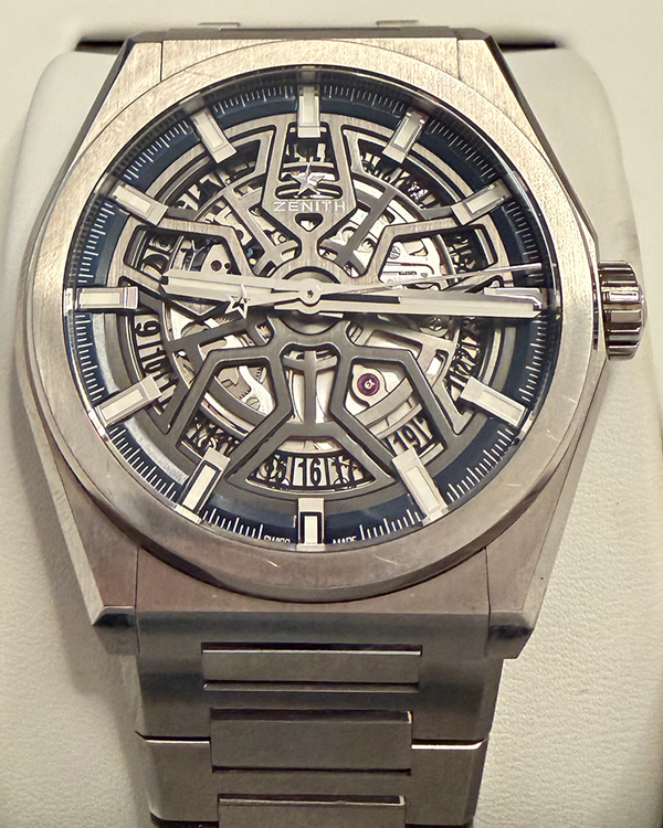 2021 Zenith Defy Classic 41MM Skeleton Dial Titanium Bracelet (95.9000.670/78.M9000)