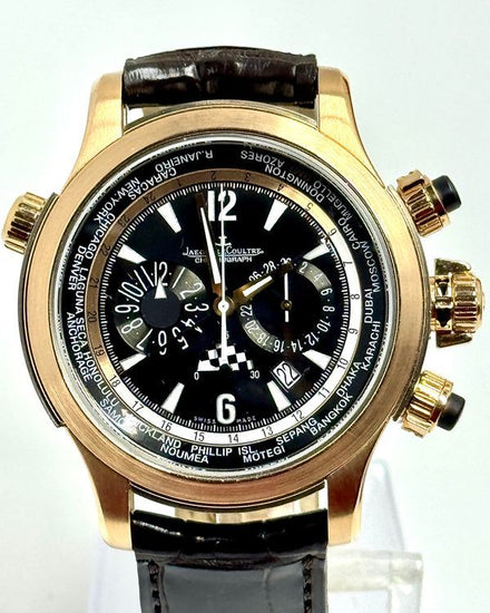 2017 Jaeger-LeCoultre Master Compressor L.E. 46MM Black Dial Leather Strap (150.2.22)