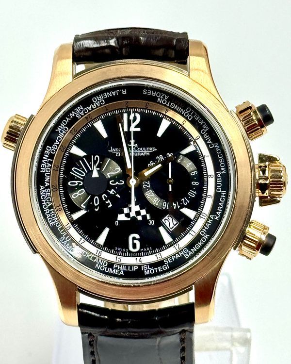 2017 Jaeger-LeCoultre Master Compressor L.E. 46MM Black Dial Leather Strap (150.2.22)