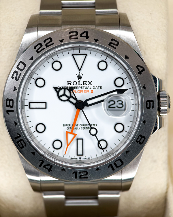 2024 Rolex Explorer II "Polar" 42MM White Dial Oyster Bracelet (226570)