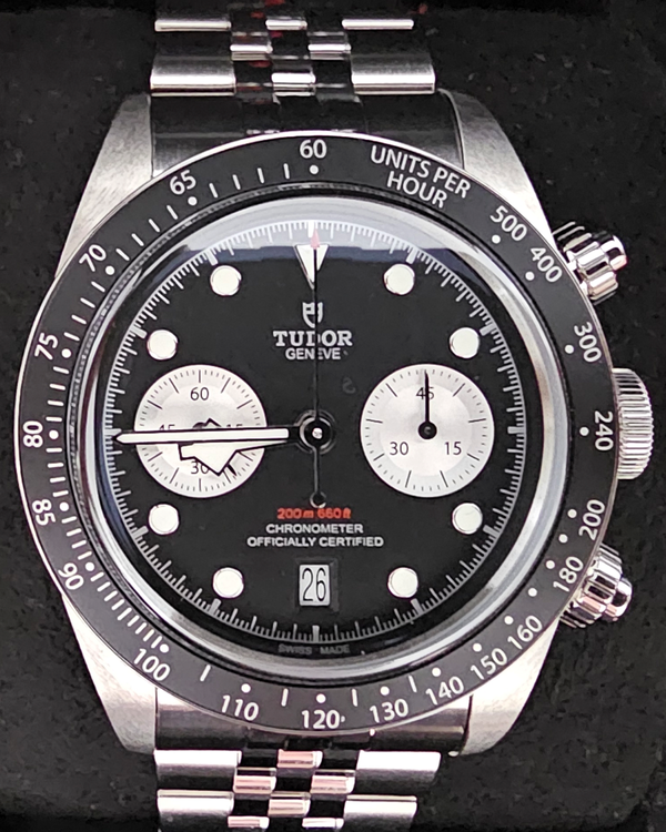 2025 Tudor Black Bay Chrono 41MM Black Dial Steel Bracelet (79360N)