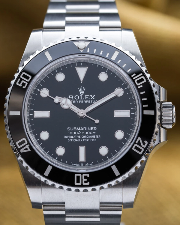 2025 Rolex Submariner No-Date 41MM Black Dial Oyster Bracelet (124060)