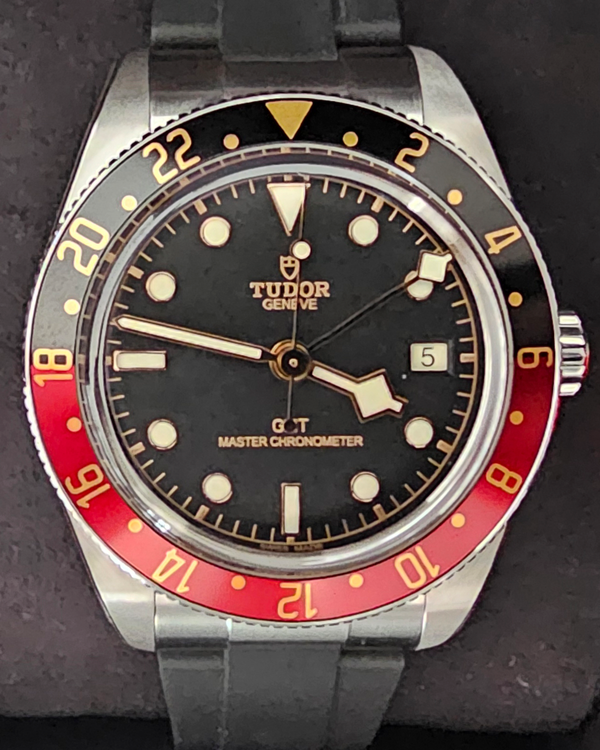 2025 Tudor Black Bay 58 GMT "Coke" 39MM Black Dial Rubber Strap (7939G1A0NRU)