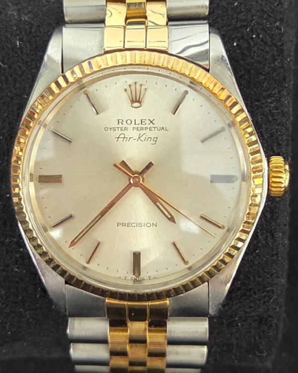 Rolex Air-King 34MM Silver Dial Two-Tone Jubilee Bracelet (5501)