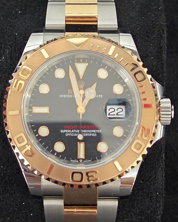 2019 Rolex Yacht-Master 40MM Black Dial Two-Tone Oyster Bracelet (126621)