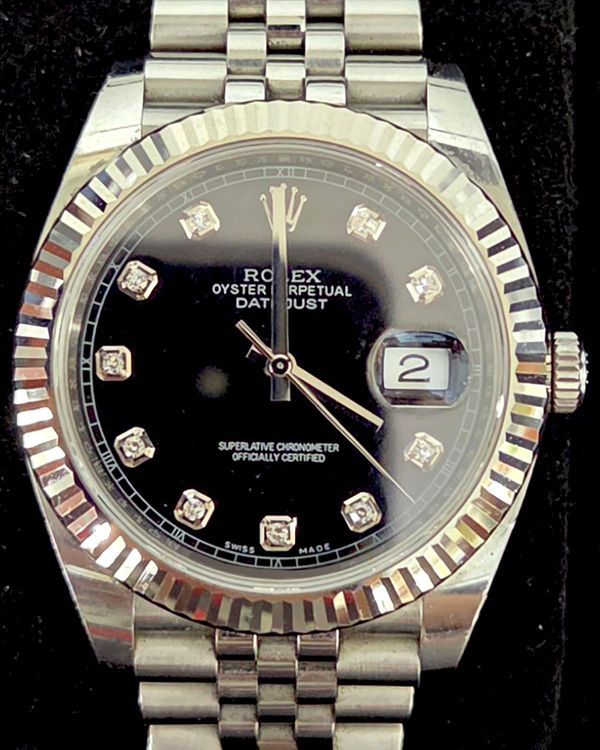 2018 Rolex Datejust 41MM Black Dial Jubilee Bracelet (126334)