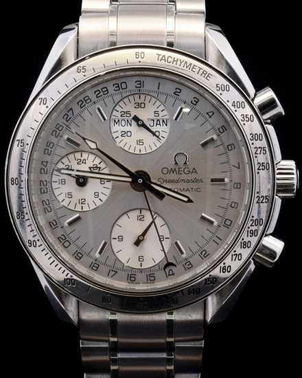Omega Speedmaster Day-Date 39MM Silver Dial Steel Bracelet (3523.30.00)