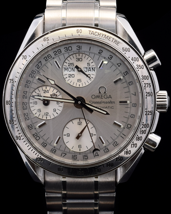Omega Speedmaster Day-Date 39MM Silver Dial Steel Bracelet (3523.30.00)