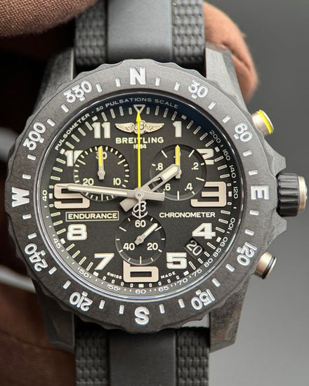 2025 Breitling Endurance Pro "Air Asia 10 Years" S.E. 44MM Quartz Black Dial Rubber Strap (X82310)