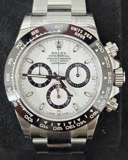 Rolex Cosmograph Daytona "Panda" 40MM White Dial Oyster Bracelet (116500LN)