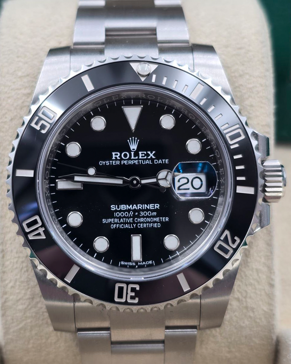 2020 Rolex Submariner Date 40MM Black Dial Oyster Bracelet (116610LN)