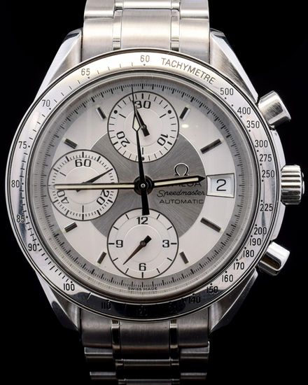 Omega Speedmaster Date 39MM Silver Dial Steel Bracelet (3513.30.00)