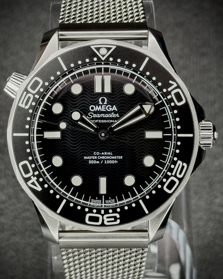 2024 Omega Seamaster Diver 300M 42MM Black Dial Steel Bracelet (210.30.42.20.01.010)