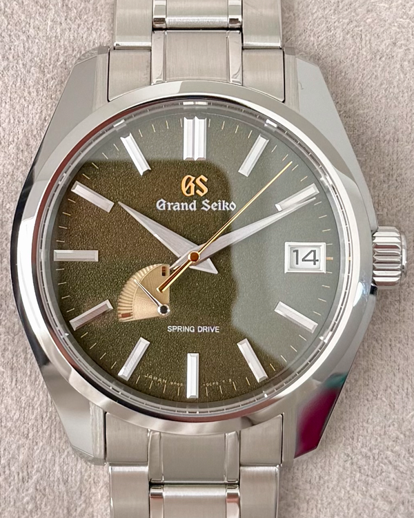 2025 Grand Seiko Heritage "Katana" 40MM Green Dial Steel Bracelet (SBGA491G)