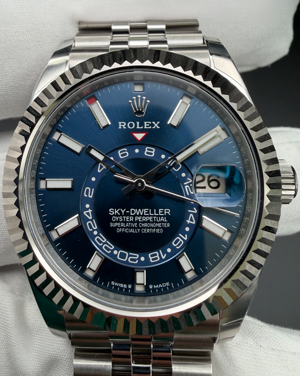 2025 Rolex Sky-Dweller 42MM Blue Dial Jubilee Bracelet (336934)