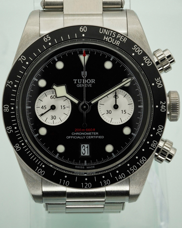 2024 Tudor Black Bay Chrono 41MM Black Dial Steel Bracelet (79360N)
