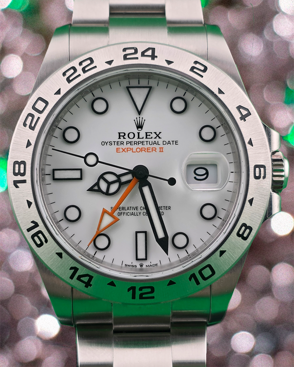 2025 Rolex Explorer II "Polar" 42MM White Dial Oyster Bracelet (226570)