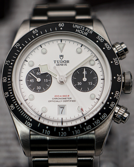 No Reserve - 2021 Tudor Black Bay Chrono "Panda" 41MM White Dial Steel Bracelet (79360N)
