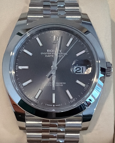 2025 Rolex Datejust 41MM Slate Dial Jubilee Bracelet (126300)