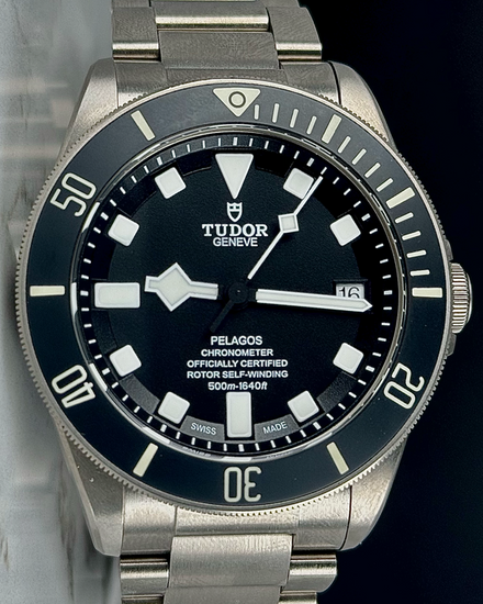2022 Tudor Pelagos 42MM Black Dial Titanium Bracelet (25600TN)