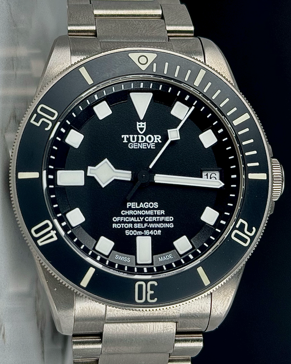 2022 Tudor Pelagos 42MM Black Dial Titanium Bracelet (25600TN)