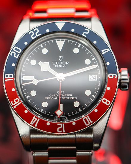 No Reserve - 2021 Tudor Black Bay GMT "Pepsi" 41MM Black Dial Steel Bracelet (79830RB)