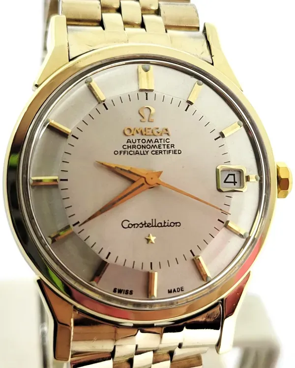 1966 Omega Constellation 34MM Silver "Pie Pan" Dial Steel Bracelet (168.005)