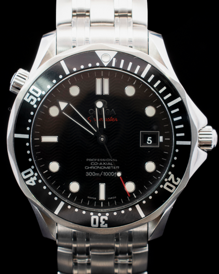2012 Omega Seamaster Diver 300M 41MM Black Dial Steel Bracelet (212.30.41.20.01.002)