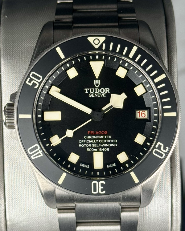 2021 Tudor Pelagos LHD 42MM Black Dial Titanium Bracelet (25610TNL)