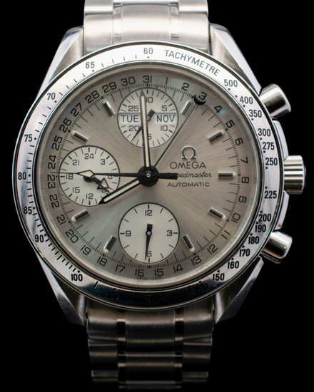 Omega Speedmaster Day-Date 39MM Silver Dial Steel Bracelet (3523.30.00)
