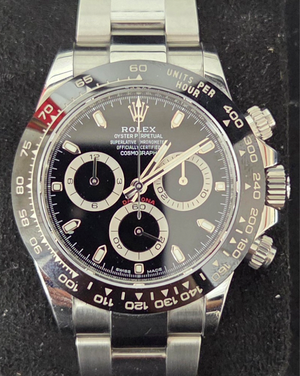 2017 Rolex Cosmograph Daytona 40MM Black Dial Oyster Bracelet (116500LN)