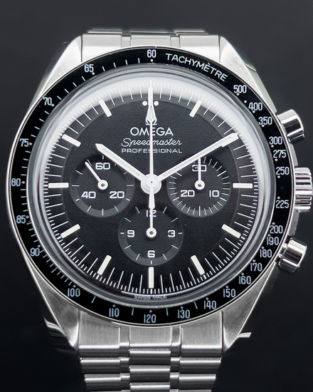 2025 Omega Speedmaster Professional Moonwatch 42MM Black Dial Steel Bracelet (310.30.42.50.01.001)