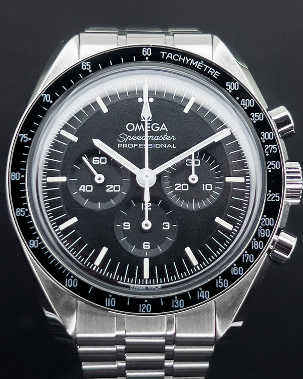 2025 Omega Speedmaster Professional Moonwatch 42MM Black Dial Steel Bracelet (310.30.42.50.01.001)