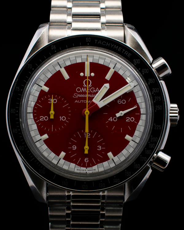 Omega Speedmaster "Michael Schumacher" 39MM Red Dial Steel Bracelet (3510.61.00)