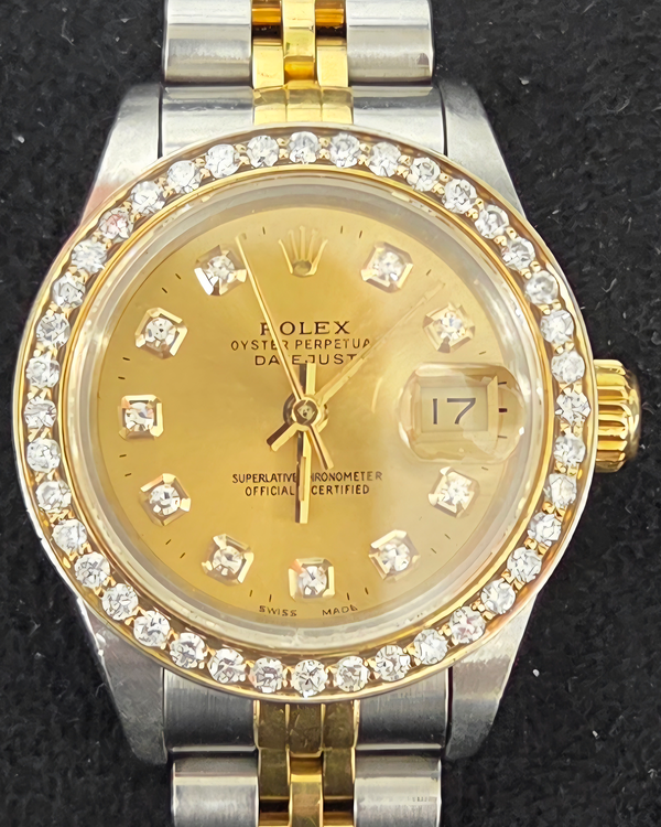 Rolex Lady-Datejust 26MM Champagne Dial Two-Tone Jubilee Bracelet (69173)