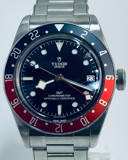 No Reserve - 2024 Tudor Black Bay GMT "Pepsi" 41MM Black Dial Steel Bracelet (79830RB)