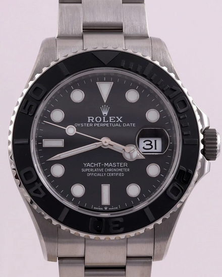 2025 Rolex Yacht-Master 42MM Black Dial Titanium Oyster Bracelet (226627)