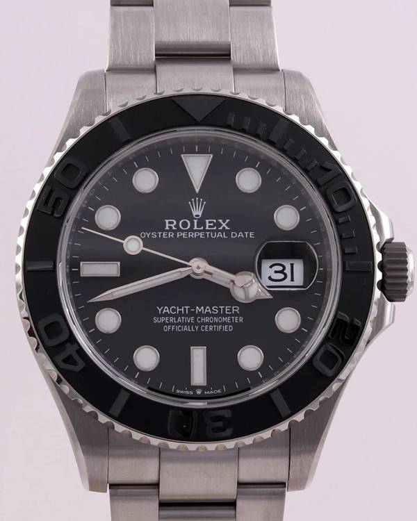 2025 Rolex Yacht-Master 42MM Black Dial Titanium Oyster Bracelet (226627)