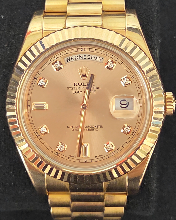 Rolex Day-Date 40MM Champagne Dial Yellow Gold President Bracelet (228238)