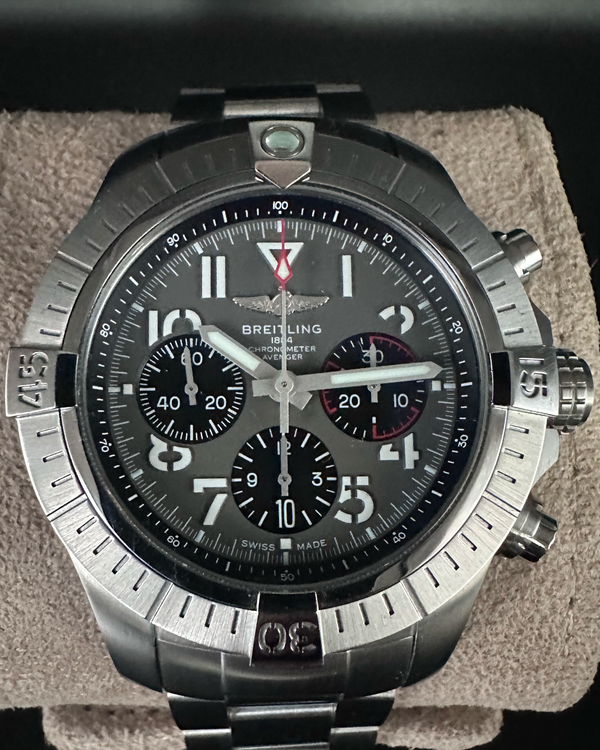 No Reserve - 2023 Breitling Avenger B01 Chronograph L.E. 45MM Grey Dial Steel Bracelet (AB0182)